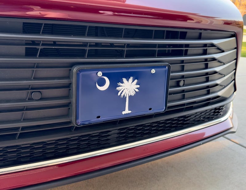 Pickwicks South Carolina State Flag License Plate – Embossed HD Aluminum – Palmetto State Pride – Decorative Car Tag – 6”x12” Novelty Metal Sign - Image 4